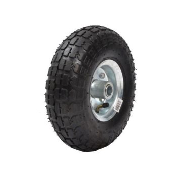 Kummiratas 250mm (10x3,5-4)/20mm metallvelg, laager