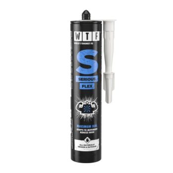 Liimhermeetik WTF S SERIOUS FLEX WHITE 310ML valge