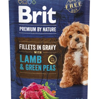 Brit Premium Lamb & Green Peas in Gravy märgtoit koertele 85g