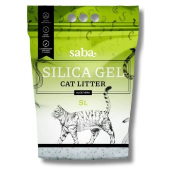 SABA Aloe Vera lõhnaline silikageelist kassiliiv 5L