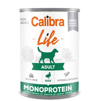Calibra Life Adult Duck with Rice konserv koertele 400g