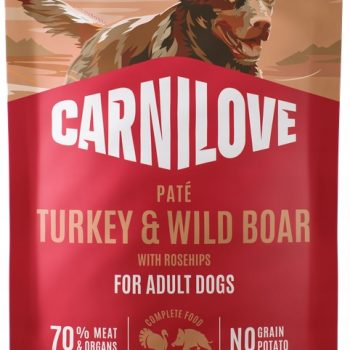 Carnilove Pate Turkey & Wild Boar märgtoit koertele 300g