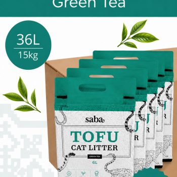 SABA rohelise tee lõhnaline tofu kassiliiv 36L