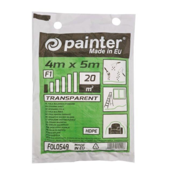 Maalrikile Painter 4 x 5m HDPE 5 mikronit