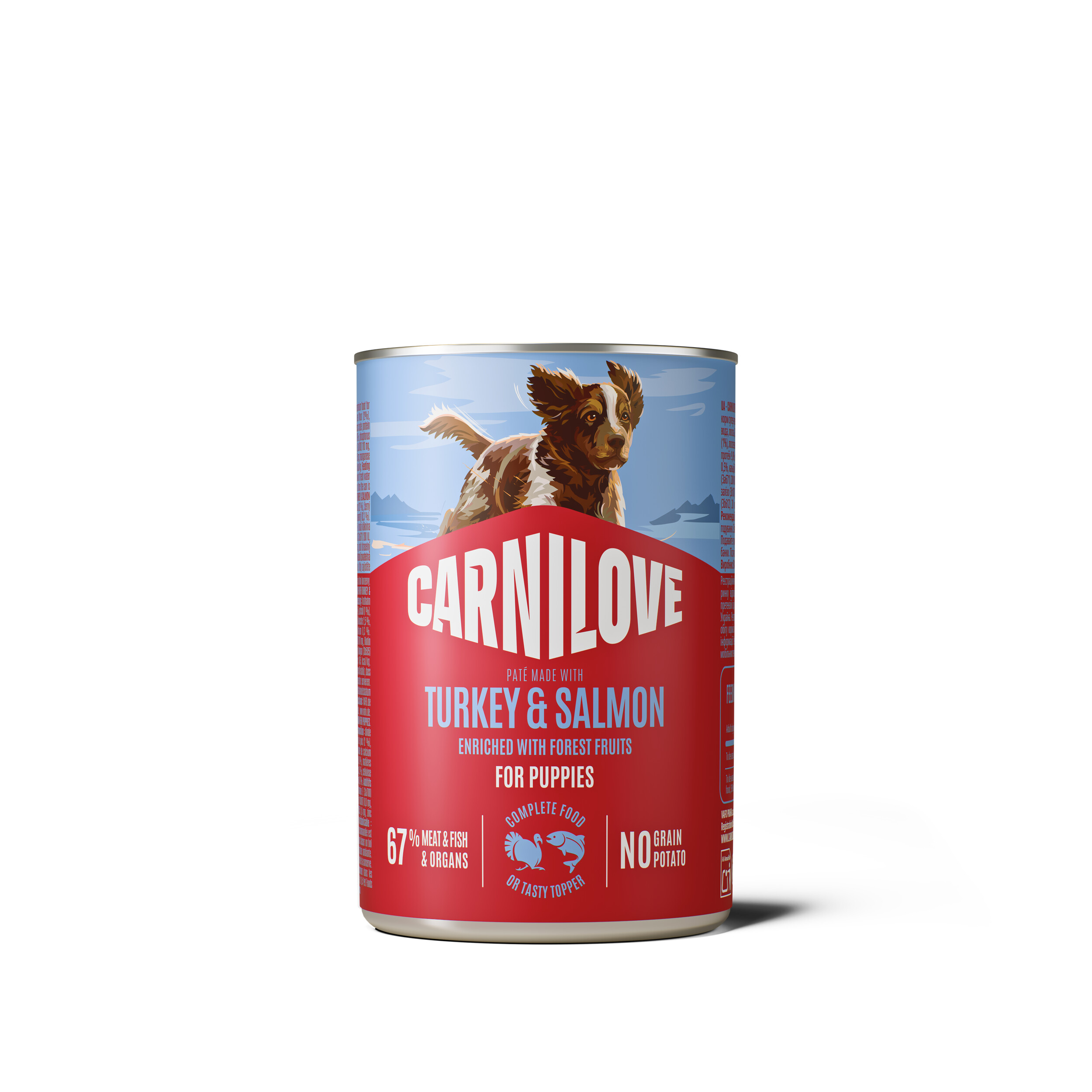 Carnilove Turkey & Salmon konserv kutsikatele 400g