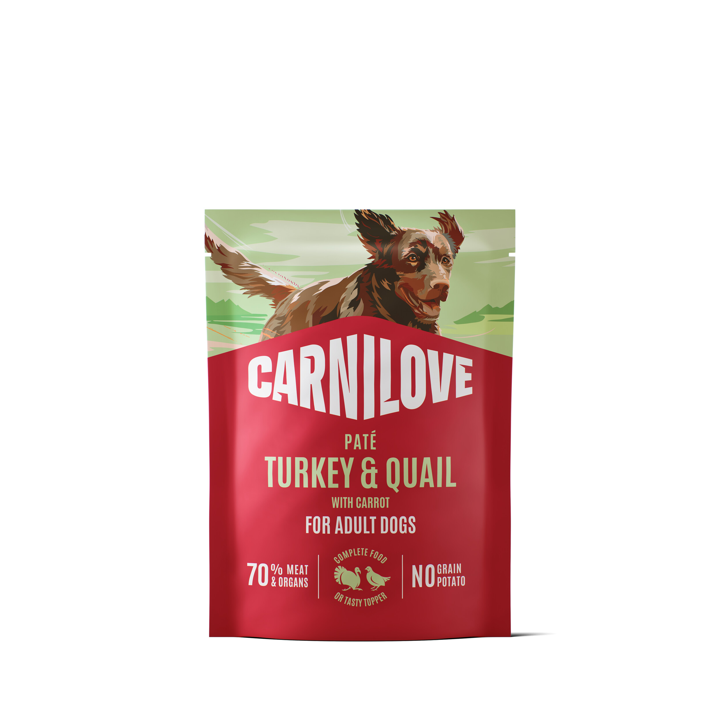 Carnilove Pate Turkey & Quail with Carrot märgtoit koertele 300g
